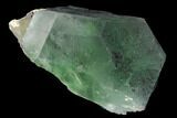 Large Green Fluorite Crystals over Schorl - Namibia #169369-4